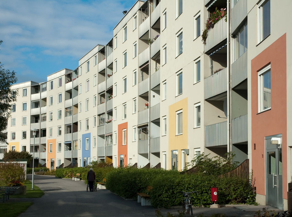 Bostäder i HSB-området Brandkärr.